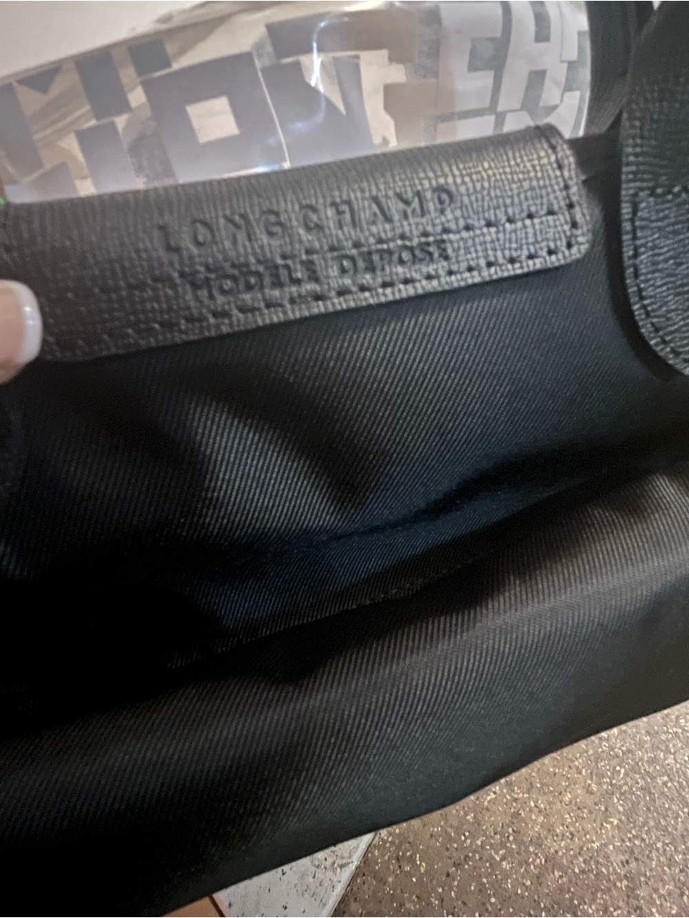 Longchamp  Le pliage energy econyl Black extra Small Top-Handle Bag xs $280 - Picture 7 of 8